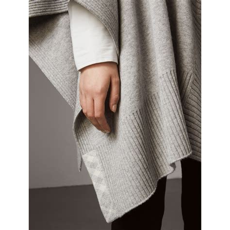 burberry poncho grey|burberry poncho shawl pockets.